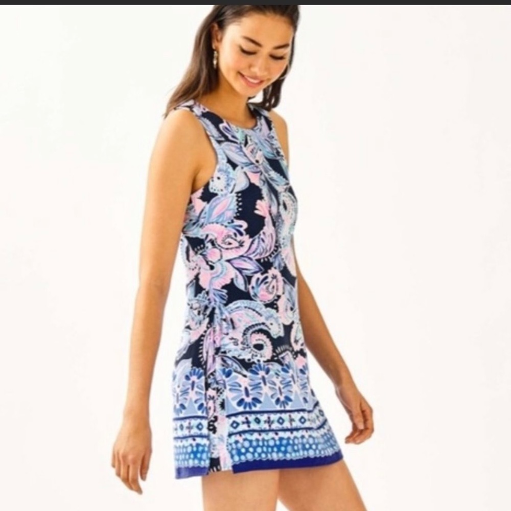Lilly Pulitzer Donna Romper summer resort wear High Tide size 0 dress vacation